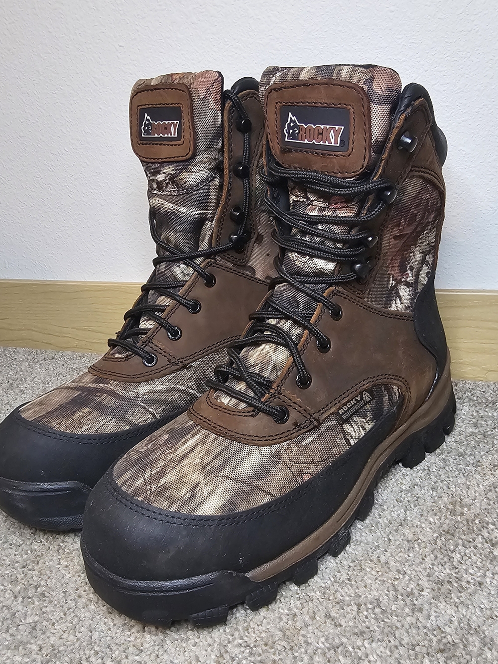 Rocky Men's Brown Camouflage Hunting Boots